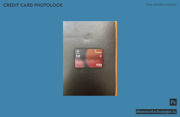 Estonia Citadele filiale AS Bank Visa Electron Karte Fotoansicht Beispielvorschau